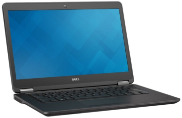 Dell Latitude E7450 14" Notebook i7-5600U@2,60GHz 4GB RAM 128GB SSD Win10 Pro HDMI mDP 3x USB Kamera Beleuchtete Tastatur 1920x1080  --  palmrest ecke gebrochen